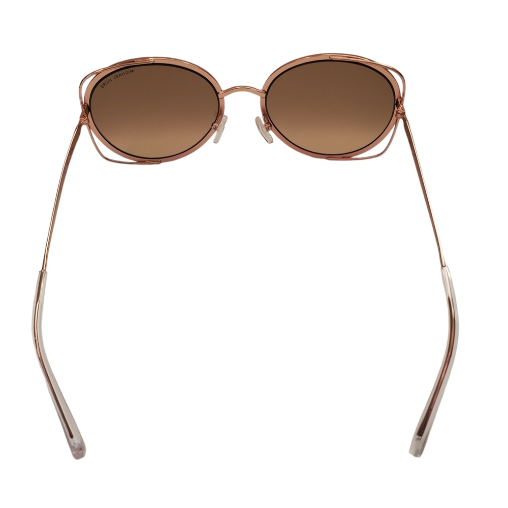 Michael Kors 0MK1118B 11088Z Women's Rose Gold Round Sunglasses - Picture 5 of 9